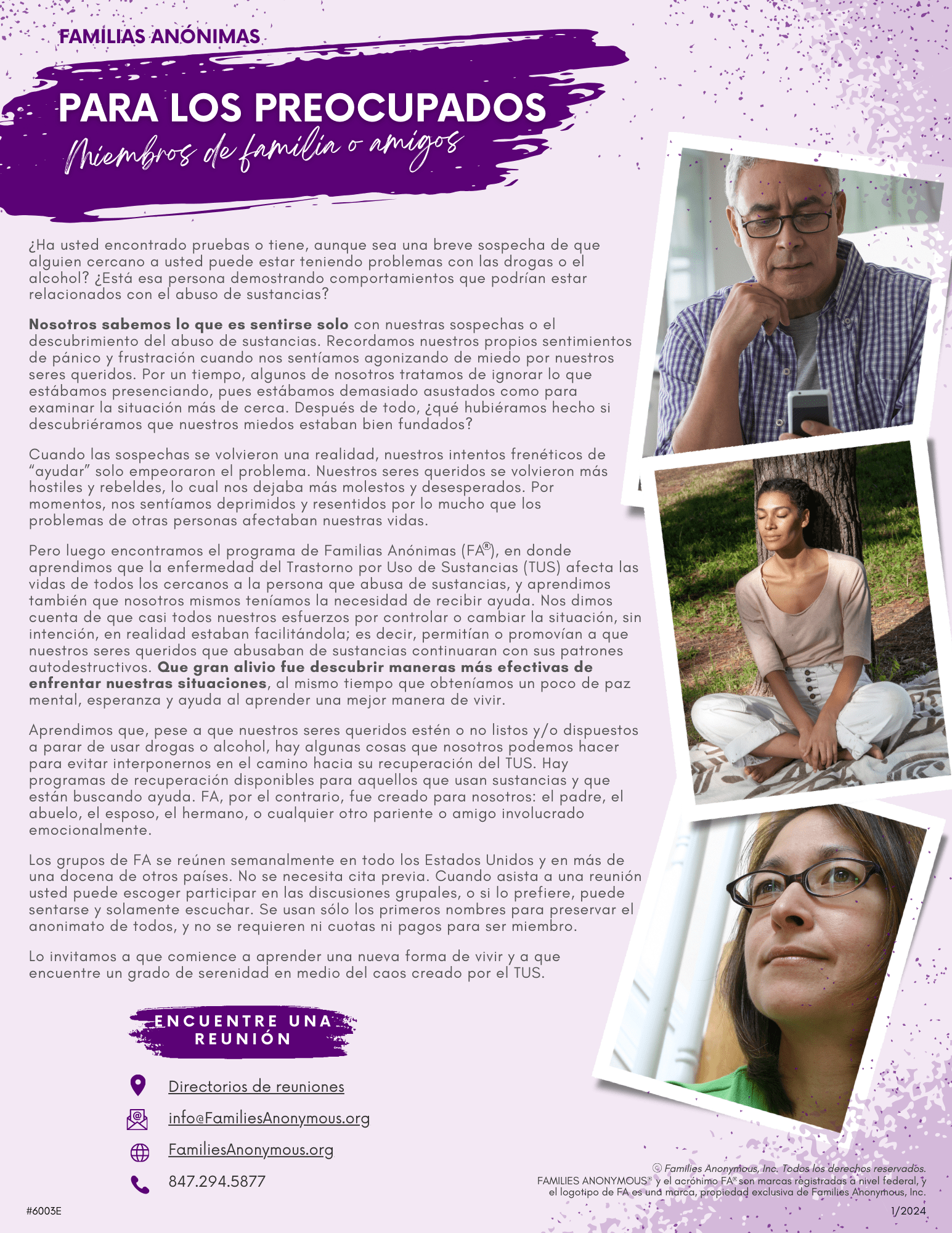 To the Concerned Family Member – SPANISH